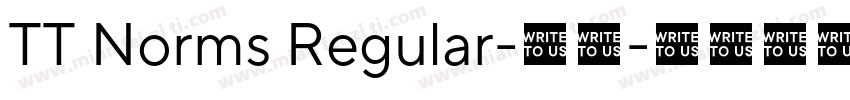 TT Norms Regular-常规字体转换